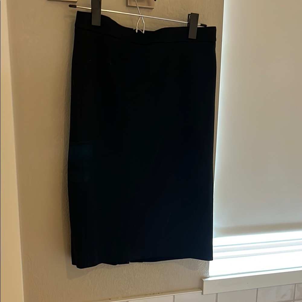 Classic Black Pencil Skirt j crew